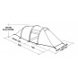 Robens VOYAGER 2EX Lightweight 2 Person Tunnel Tent with Porch 2021 Model